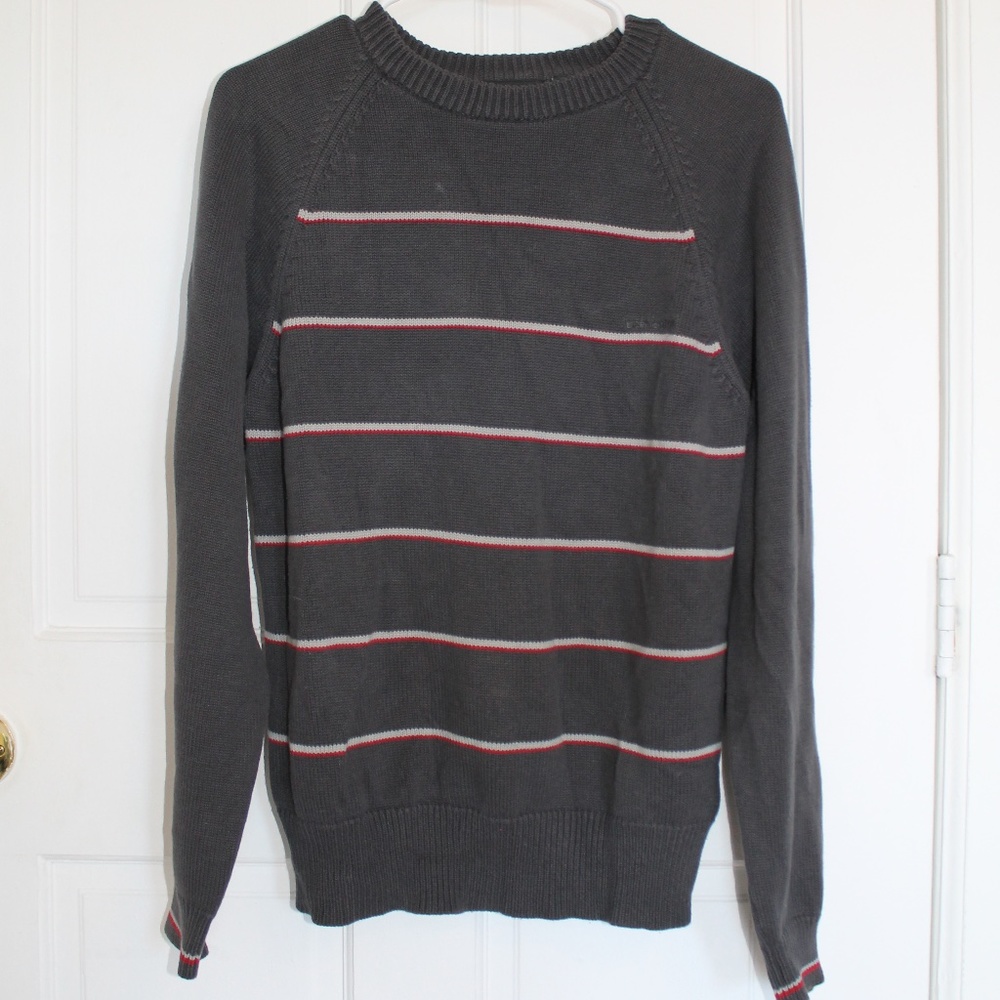 Striped Grey Sweater